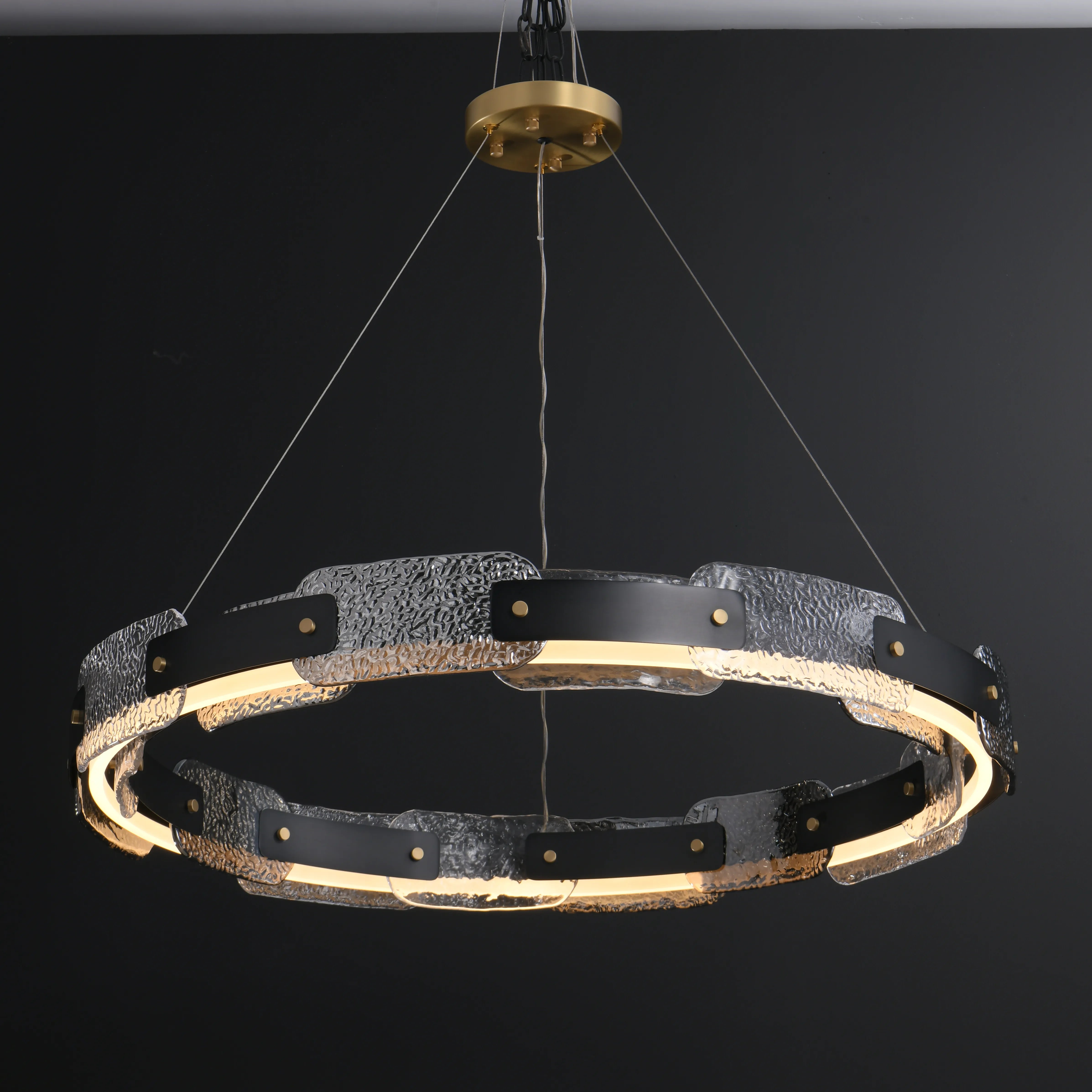 38" Modern Chandelier for Dining Room, Living Room, Entryway