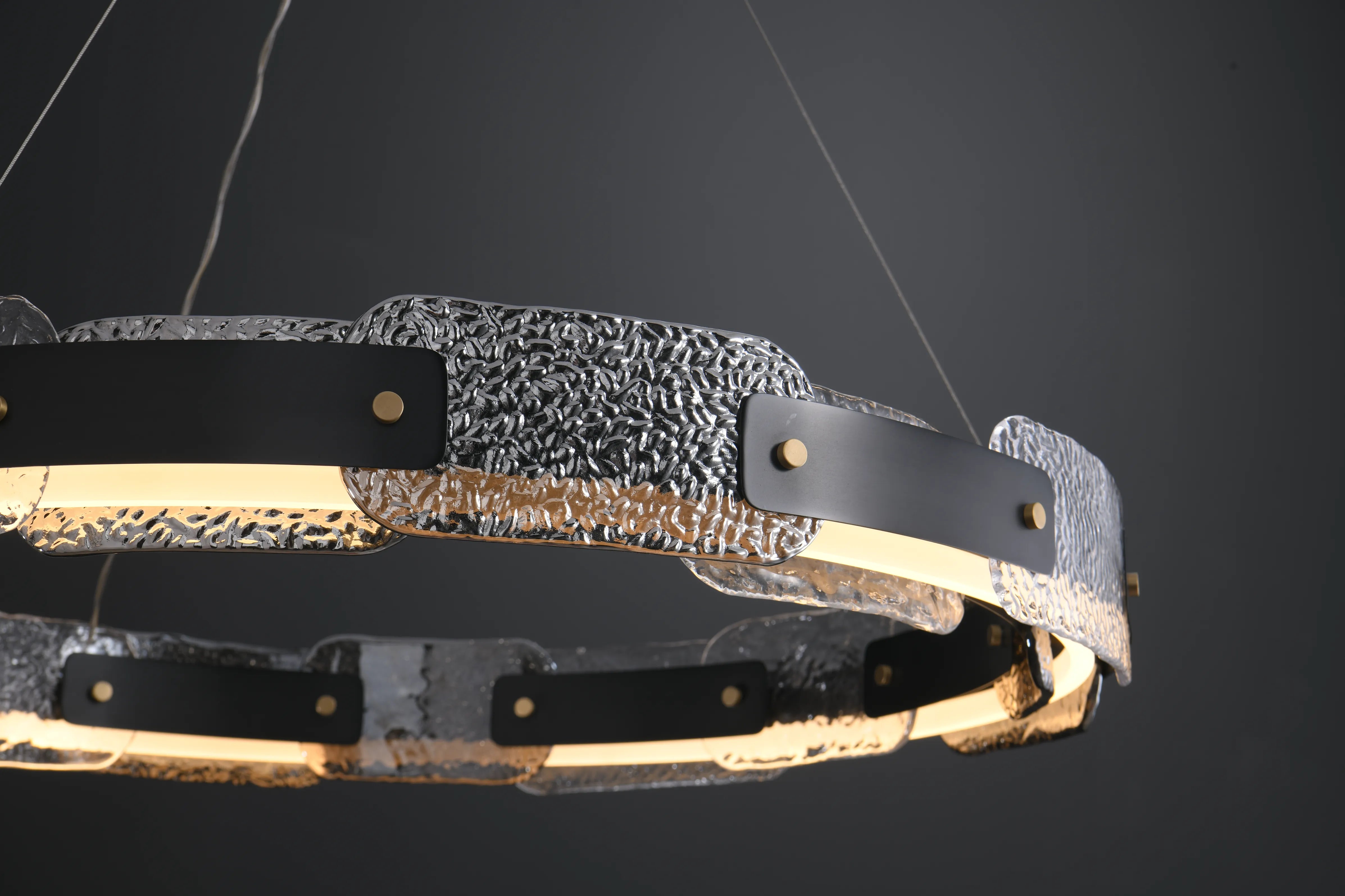 38" Modern Chandelier for Dining Room, Living Room, Entryway